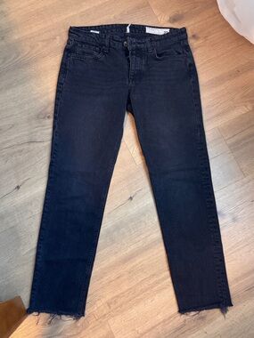rag & bone low-rise anckle  Jeans in Black